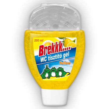 Brekkk wc gél sárga + kosár 200ml