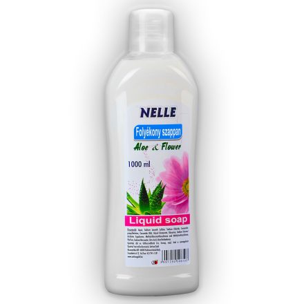 Nelle Aloe & Flower folyékony szappan 1L