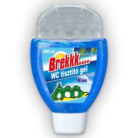 Brekkk wc tisztító gél 200ml kék + kosár