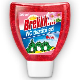 Brekkk wc tisztító gél 200ml rózsa