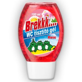 Brekkk wc tisztító gél 100ml rózsa